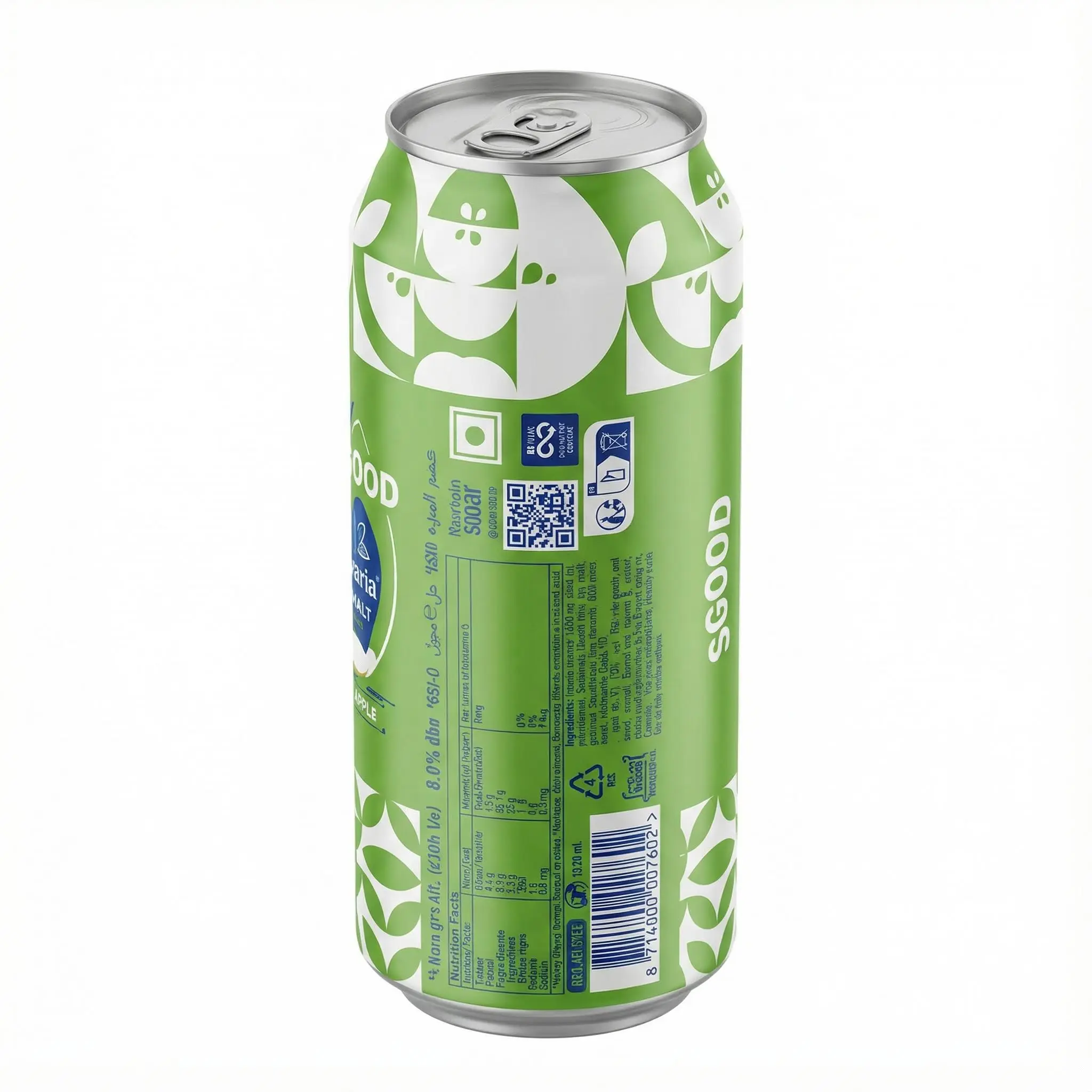 informations boisson maltée bavaria pomme sans alcool